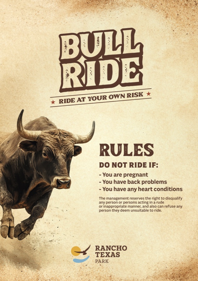 Cartel normas Bull Ride